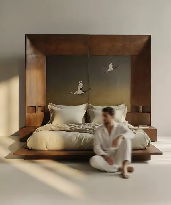 Noctis Bed by BOLLU