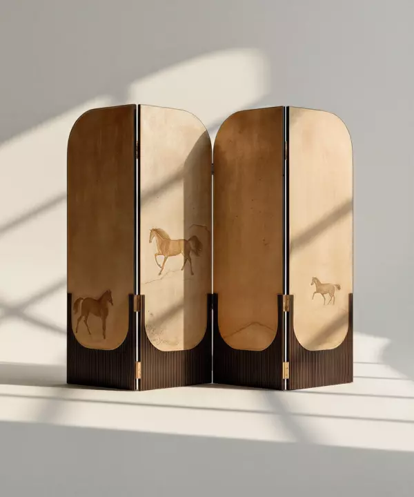 Silent Step Folding Screen by BOLLU