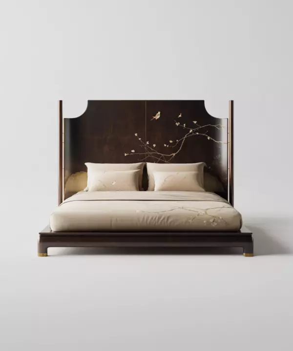 Kurohana Bed by BOLLU