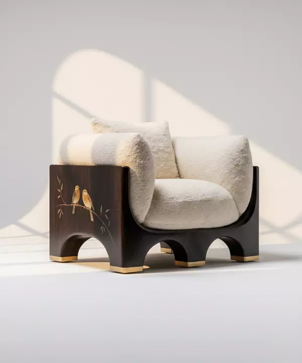 Nuvia Armchair by BOLLU