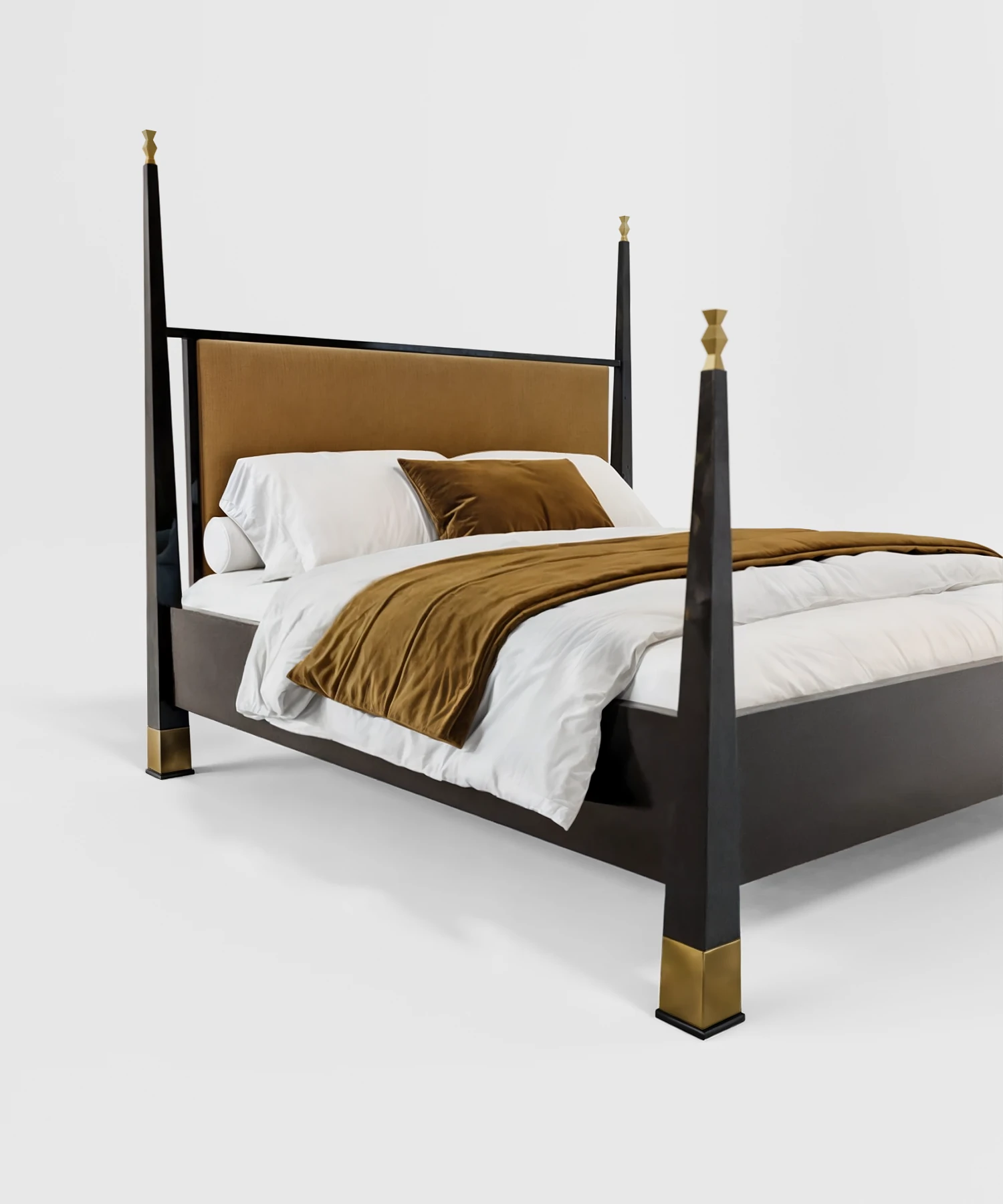 Obsidian Crown Bed by BOLLU